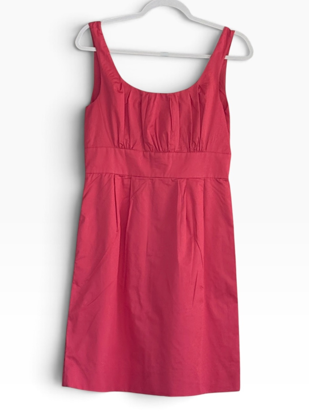 J.Crew Pleated Sleeveless Zip Up Dress With Pockets Size 6